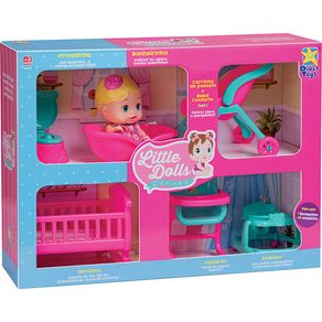 Boneca-Little-Dolls-Divertoys-Casinha-8023-