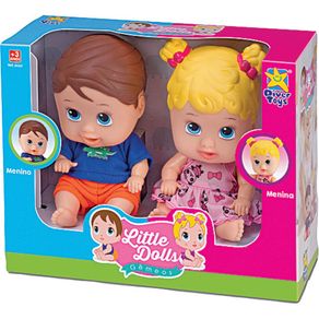 Boneca-Little-Dolls-Divertoys-Gemeos-8037-