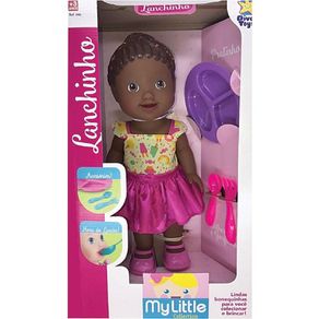 Boneca-My-Little-Collection-Divertoys-Lanchinho-8003-Negra