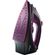 Ferro-a-Vapor-Oster-com-Spray-e-Base-de-Ceramica-Steam-Iron-5956-Preto-Roxo-127V