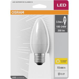 Lampada Led Vela Fosca 3 5w Osram Superstar Classic B E27 Amarela Bivolt Casa E Video