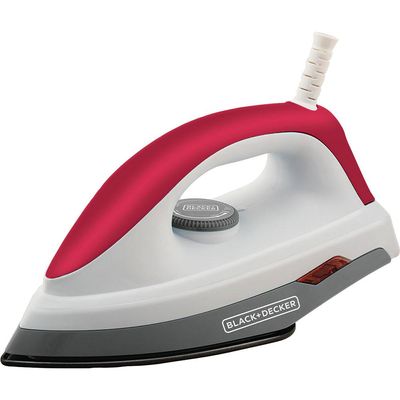 Ferro Seco Black & Decker F300 com Base de Alumínio Branco e Roxo 127V
