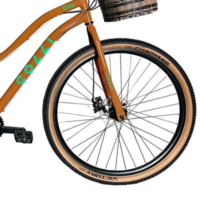 Bic. Colli Viena A.29 F.disco 21V C/ Cesto - 610C-38D  Bronze
