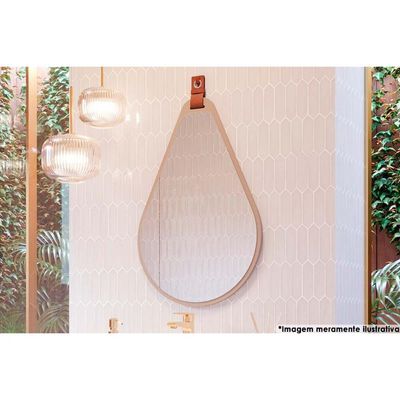 Espelheira de Banheiro Gota 50X76cm Capuccino - MGM