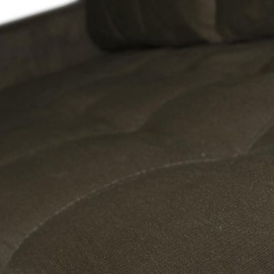 Sofá Cama Casal Reclinável Drika - Veludo Turkey Chocolate