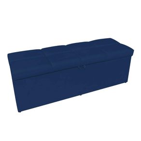 Calçadeira Nina 140 cm Suede Azul Marinho D'Rossi