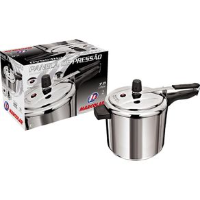 Panela de Pressão 7L Polida Marcolar Menor preço em Panela de Pressão 7L Polida Marcolar