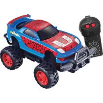 Carrinho de Controle Remoto 3 Funções Candide Homem-Aranha Web Tangle