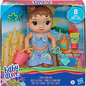 Boneca Baby Alive Sol E Areia Hasbro E8718 Casa E Video