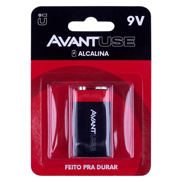 Bateria Alcalina 9V Avant