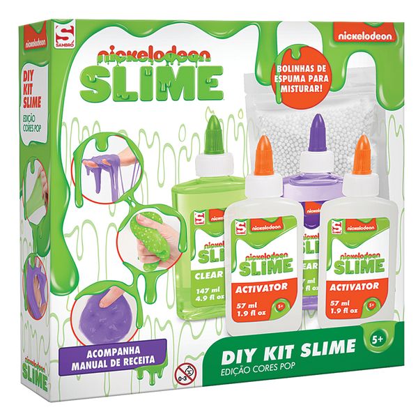 Kit Faça seu Slimy Toyng Nickelodeon 37850