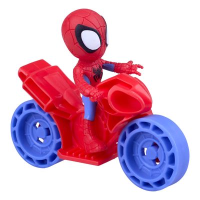 Boneco com Moto Spidey Hasbro