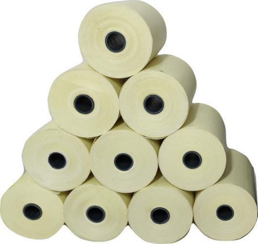 Kit 30 Bobinas Térmicas Pdv 80X30 Amarelas Impressora