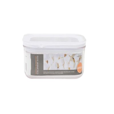 Pote Hermético 470ml Cazza Retangular