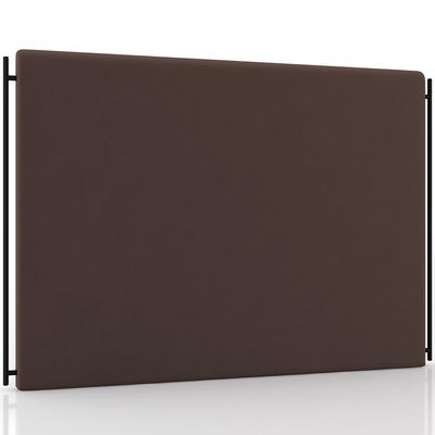 Cabeceira Cama Box Casal 140cm Estofada Goya P05 Veludo Marrom - Lyam Decor