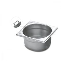 Cuba Tramontina 1/6 em Aço Inox com Alças Moveis Profundidade 65 mm - Aço 304