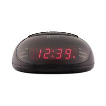 Despertador Rádio Relógio Preto Herweg 8112 único