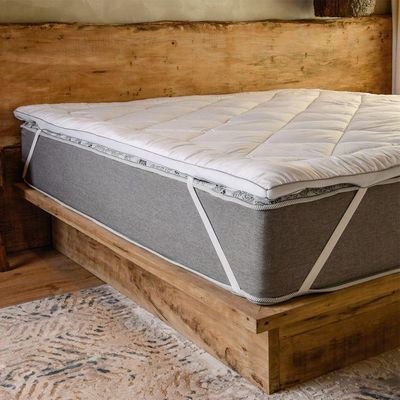 Pillow Top King Toque De Plumas 600G/M² Ultra Macio