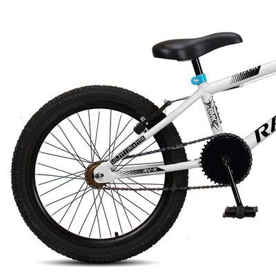 Bicicleta Bmx Cross Aro 20 Rv-x Aro Aero Freio V-brake Ravok Cor:branca E Azul