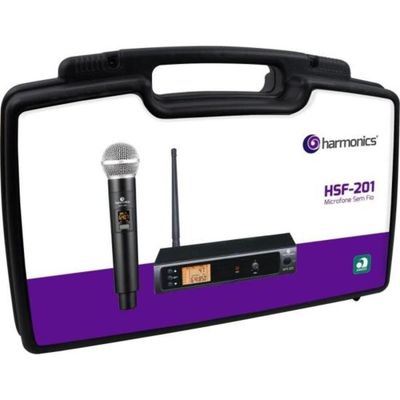 Microfone Sem Fio Harmonics Hsf200-1