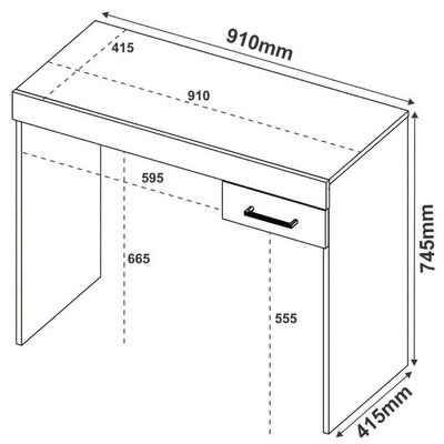 Mesa Escrivaninha Cooler Para Notebook Branco