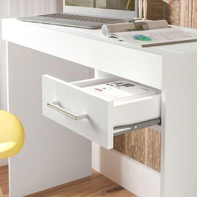 Mesa Escrivaninha Cooler Para Notebook Branco