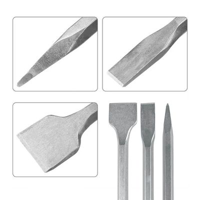 Conjunto Talhadeira E Ponteira De Martelete Fbg Tools 3 Un