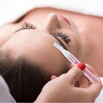 Aparador Depilador Pelos Nariz Sobrancelhas Orelhas Caneta Rosa
