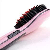 Escova Mágica Alisadora Fast Hair Straightener Bivolt