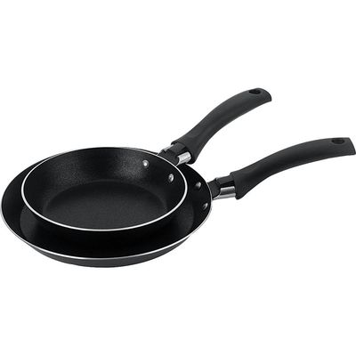 Conjunto de Frigideiras 16 e 20cm Antiaderente Multiflon Preto