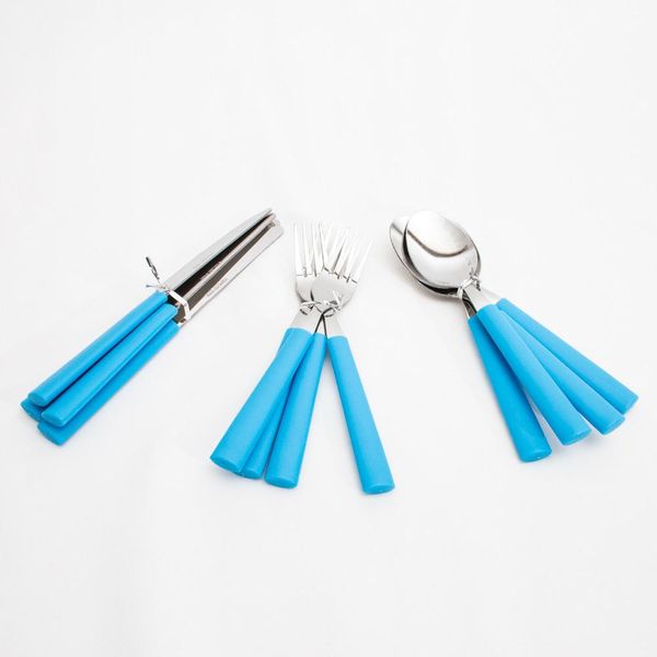 Faqueiro 12 Peças Colore Azul