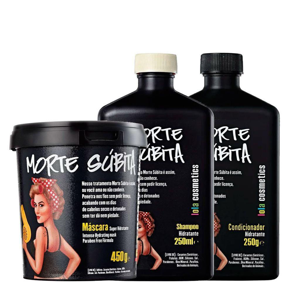 Kit Hidratação Intensiva Morte Súbita Lola Cosméticos 450G