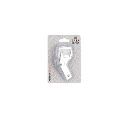 Abridor de Latas e Garrafas Inox Cazza