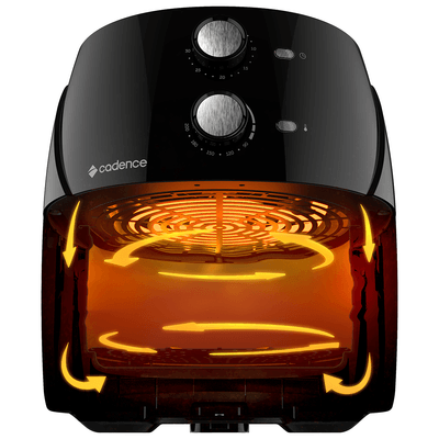 Fritadeira Elétrica Cadence Super Light Fryer+ FRT555 3.8L Preto 220V