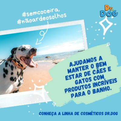 Shampoo Caes e Gatos Dr. Dog Pré Lavagem Maus Odores Hipoalergenico 5L