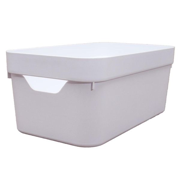 Caixa Organizadora 4,8 Litros Ou Cube CC100 Branca