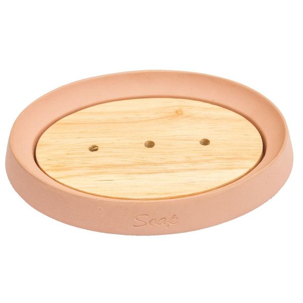 Saboneteira Ogza Resina Rosa