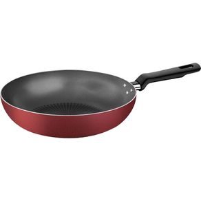 Frigideira-Wok-28cm-Antiaderente-Tramontina-Loreto-27817-021-Vermelha-1649191