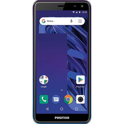 Smartphone Positivo Twist 3 Pro S533 64GB Dual Chip Tela 5.7" 3G WiFi Câmera 8MP Azul e Roxo