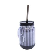 Caneca com Tampa e Canudo do Santos 420ml