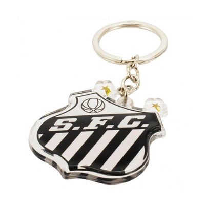 Chaveiro Escudo Santos Acrílico 5cm Oficial