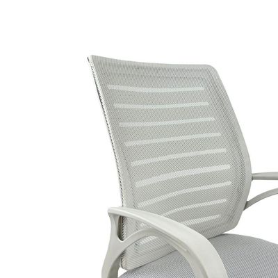 Kit 4 Cadeiras De Escritório Secretaria Diretor Roma Ergonômica - Branca