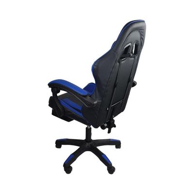 Cadeira Gamer Stillus Ergonômica Com Apoio Para Os Pés Azul