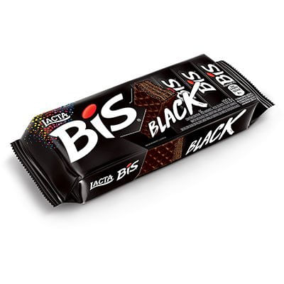 Caixa de Bombom Bis Black 100,8g