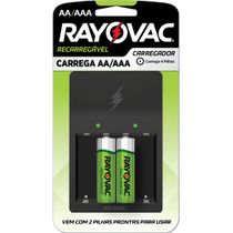 Recarregador AA/AAA com 2 Pilhas AA Rayovac PS132-2B