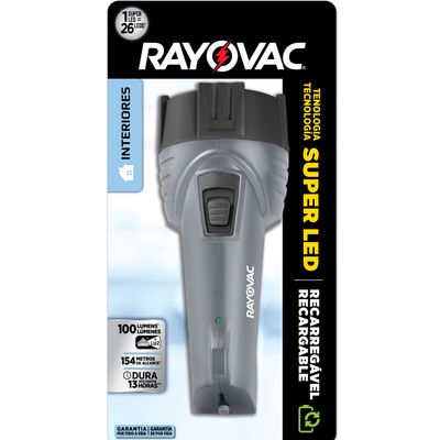 Lanterna Super Led Recarregável Rayovac Bivolt