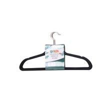 Conjunto 6 Cabides Aveludado Preto