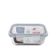 Pote de Vidro Retangular 370ml Cazza