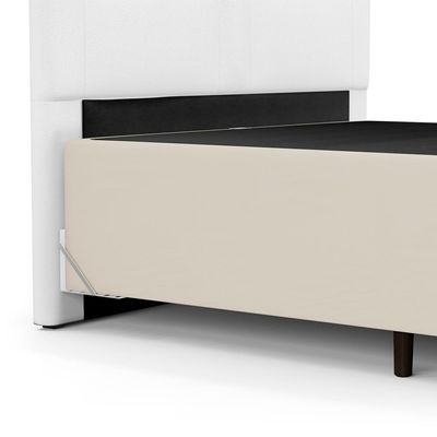 Kit 03 Pares Frame Adaptador Para Cabeceira Cama Box L02 Casal Queen King Solteiro - Lyam Decor