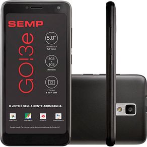 Smartphone-SEMP-Desbloqueado-Go-3E-Preto